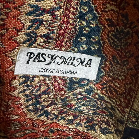PASHMINI 100% SILK - Picture 3 of 3